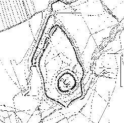 Plan der Oldenburg aus Peine, Befestigte Hfe und Wallburgen, S. 49