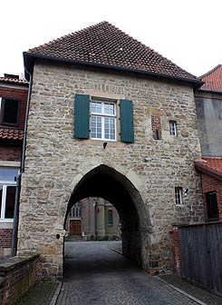 Heek, Nienborg, Burgtor von O. Foto: Eismann 2011