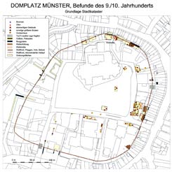 Die Domburg von Mnster im 9./10. Jh. aus Kroker 2005, 234