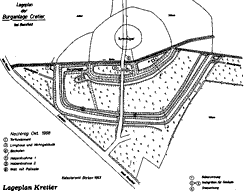 Plan aus Heselhaus 1974, S. 52