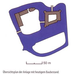 Grundriss aus 'Burgen AufRuhr', S. 339