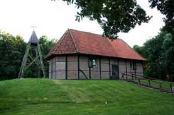  Die Kapelle von Burg Landegge von Nordosten. Foto Eismann 2015