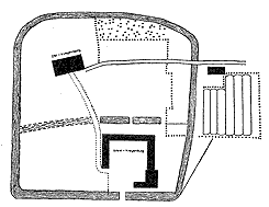  Plan von Ost- und Westkreyenborg (aus vom Bruch, S. 112).