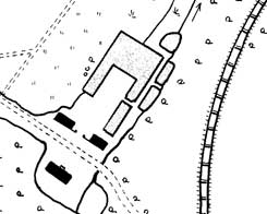  Plan der Krebsburg (aus Warnecke 1985, S. 156)