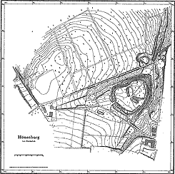  Plan der Hnenburg bei Melle-Riemsloh (aus Schlter 2000, S. 162 Abb. 1)