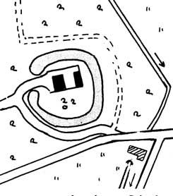  Plan von Haus Palsterkamp (aus Warnecke 1985, S. 208)