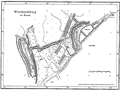  Plan der Wittekindsburg bei Rssel im heutigen Zustand (aus Schlter 2000, S. 275)