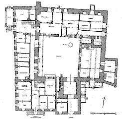 Grundriss von Burg Grohnde (aus Bhring 1975, S. 183)