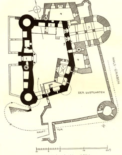 Grundriss, aus: BuK Unterwesterwald, St. Goarshausen, Untertaunus, Wiesbaden (1914)