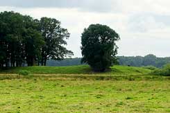 Die Schwedenschanze von Nordosten (Foto Eismann 2016)