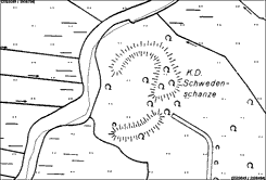 Die Schwedenschanze in der DGK 5