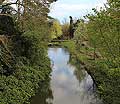 Ansicht des Burggrabens von NW. Foto Sandy Bieler (2017)