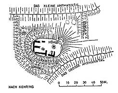 Grundriss der Hasselburg (aus Stolberg 1968, S. 150)