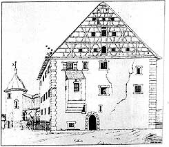 Die Burg 1762 (aus Triesdorf in Weidenbach, S. 72)