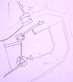 Lageplan, aus: KD Mayen (1941)