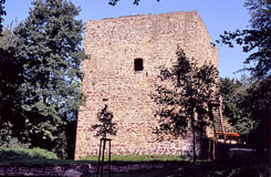 Limberg, Bergfried, Foto: M. Rasch ca. 1985