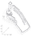 Hypothetische Rekonstruktion der Burganlage, Situation Anf. 13. Jh., aus: Wulf, Matthiaskapelle (1995)