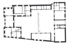 Grundriss der Burg, aus: KD Bonn (1905)